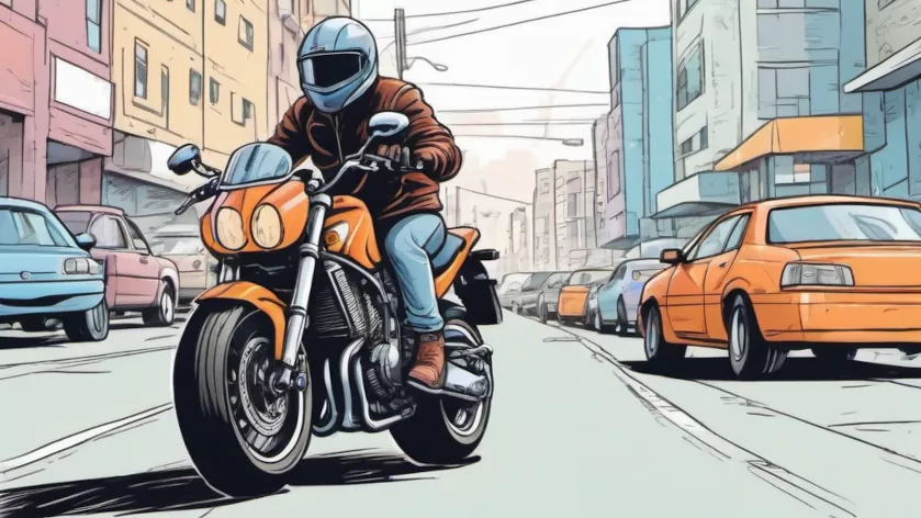 Важность видимости на дороге окружающей обстановки и себя другими водителями при езде на мотоцикле: советы для начинающих мотоциклистов